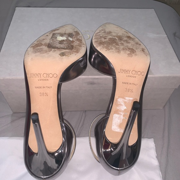 Jimmy Choo Silver Pumps - Picture 5 of 8